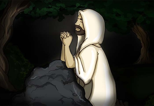 عیسی در بحرانها دعا کرد