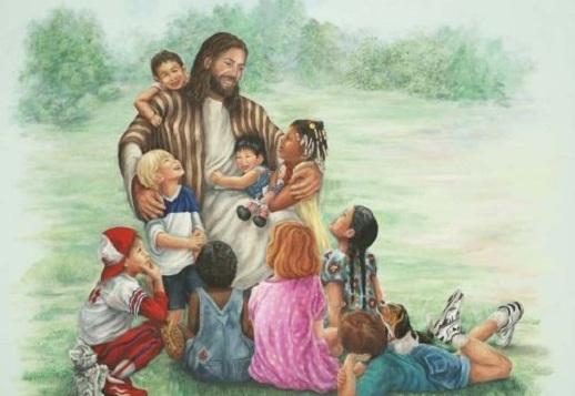 عیسی بچه ها را برکت می دهد